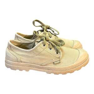 Palladium Pampa Oxford Canvas Shoes Woodland Green Women’s Size 7